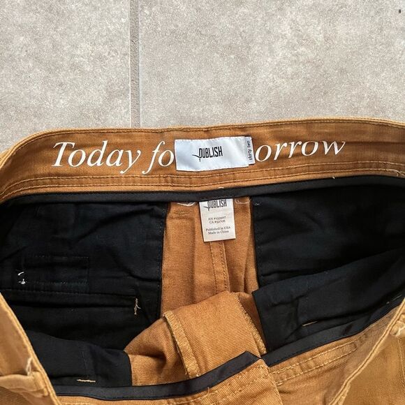Publish Brown Tan Cargo Pants Size 32 - Picture 2 of 6
